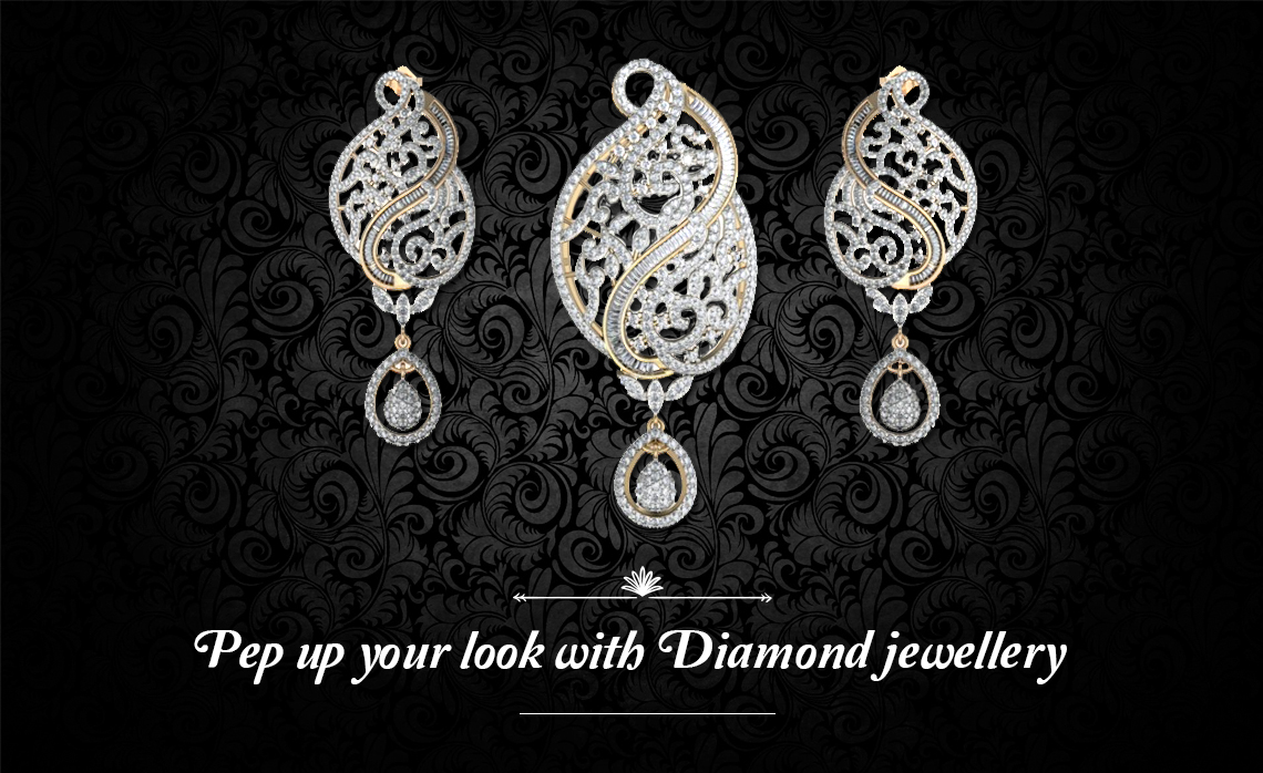This season pep up your look with diamond jewellery